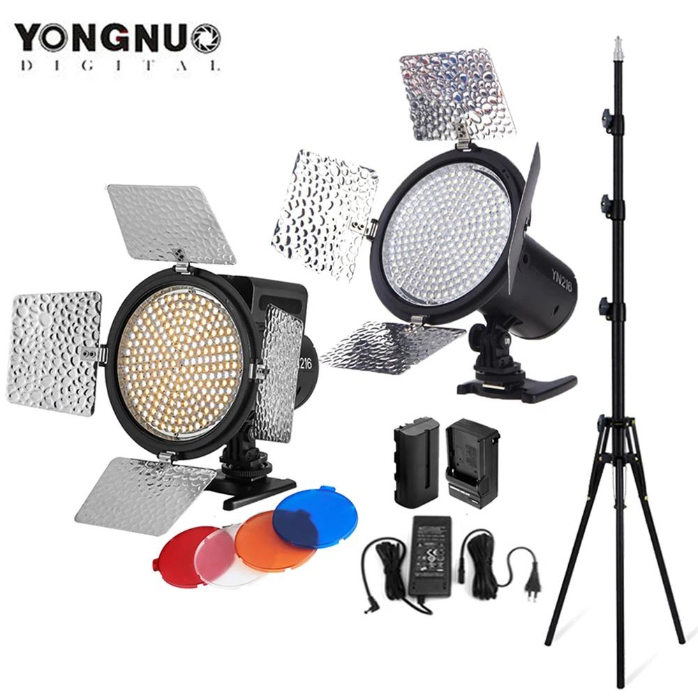 Yongnuo 2  LED   Ʈ , DV DSLR ī޶ ĳ   4   YN-216, YN216, 5500K, 3200-5500K